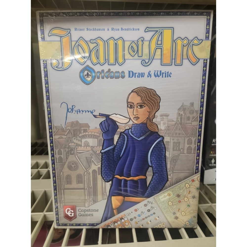 Joan of Arc Orleans Draw Write Board Game for 1 to 5 Players Strategy Fun